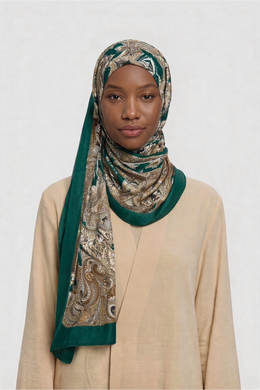 marrakesch-schal-blickdicht-bequem-alltag-event orientalischen Mustern – vielseitig tragbar als Schal oder Kopfbedeckung für elegante und besondere Looks