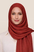 Weicher Soft Crinkle Schal für Damen in der Farbe Rot von SE MERCI