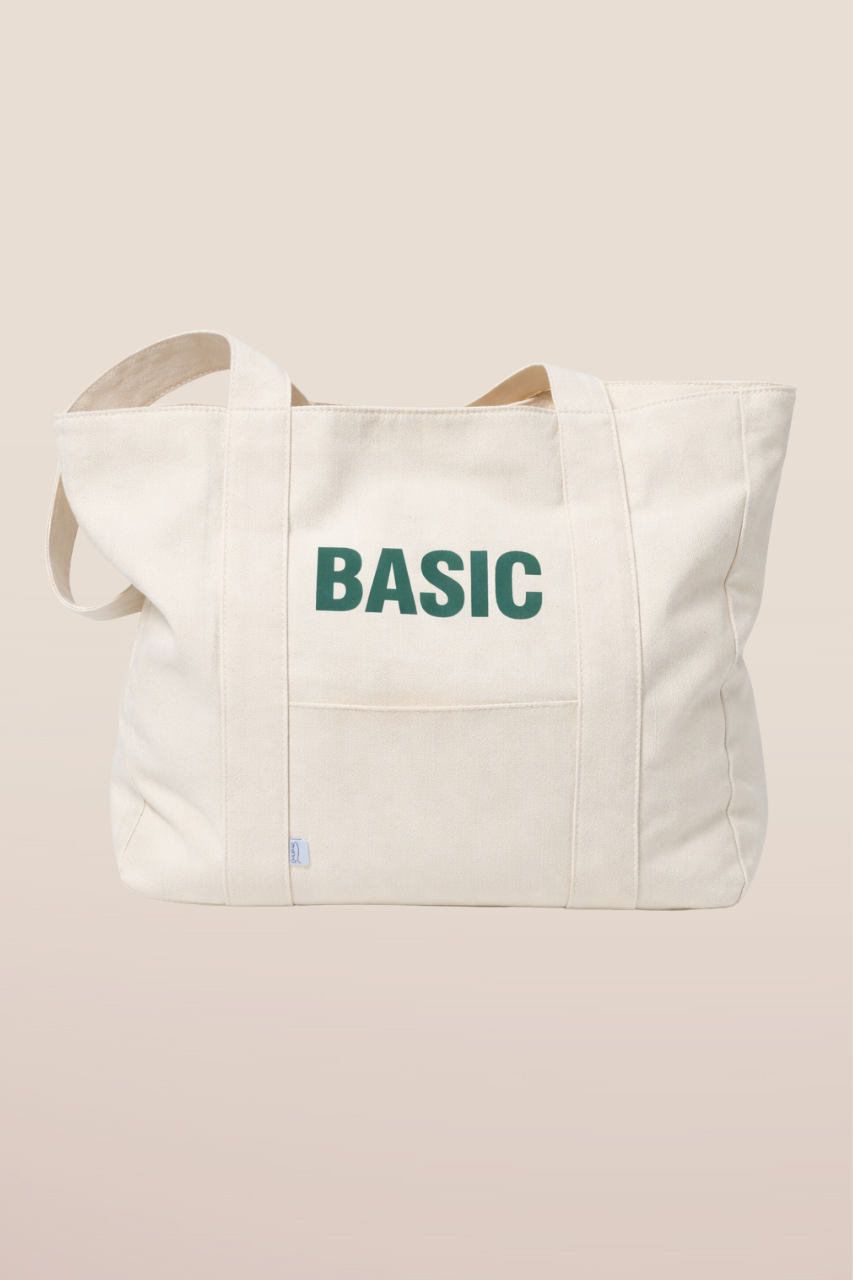 Canva Basic Shopper für Alltag und Sport. Natur pur Leinen